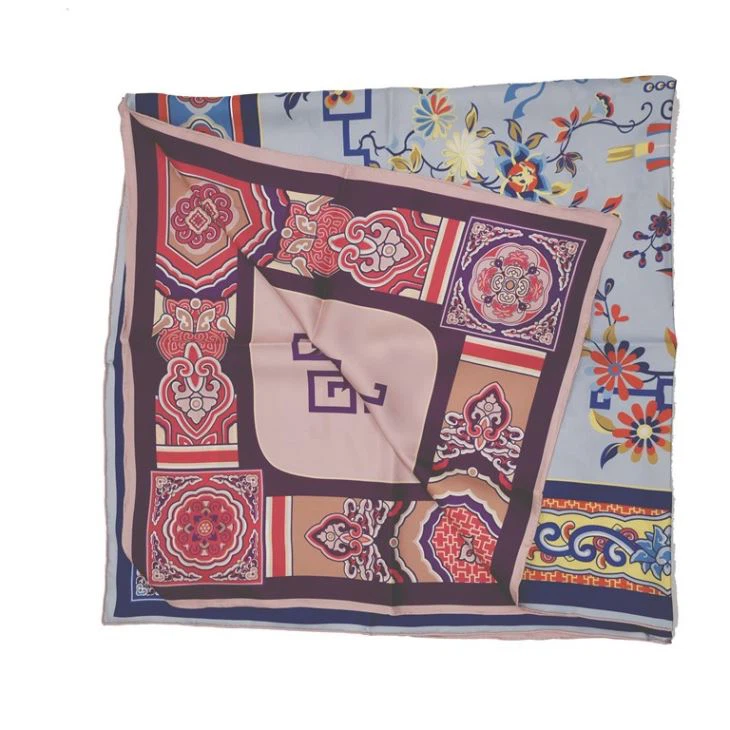 Custom Digital Printing Scarf Double Sided